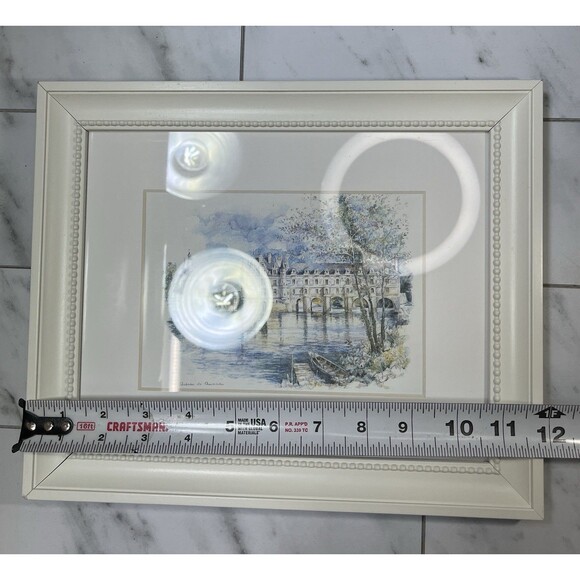 Jegai Chateau De Chenonceau print - River Lake Landscape Trees Chateau Castle - Picture 9 of 11